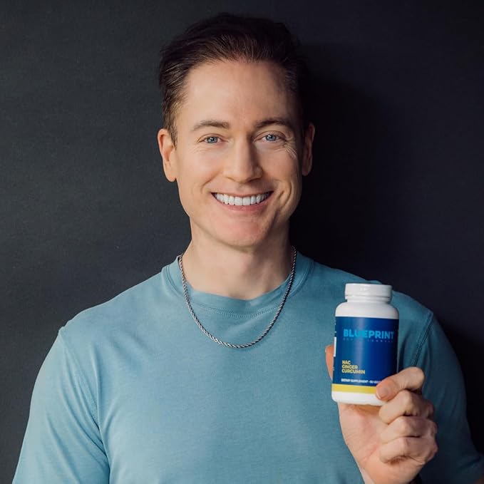 Blueprint Bryan Johnson NAC Supplement - Promotes Stress Relief, Immune System Function