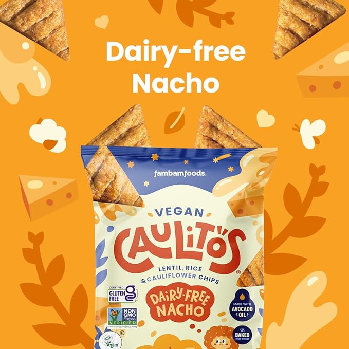 Caulitos ??15 Pack | Lentil, Rice & Cauliflower Chips | Organic, Gluten-Free, Non-GMO, Kosher