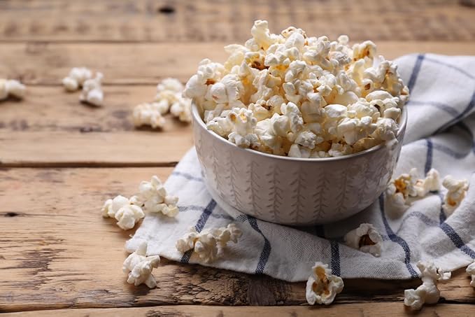Organic White Popcorn Kernels 6 lb Bag, Non-GMO & Gluten Free, Sodium-Free, Pesticide-Free