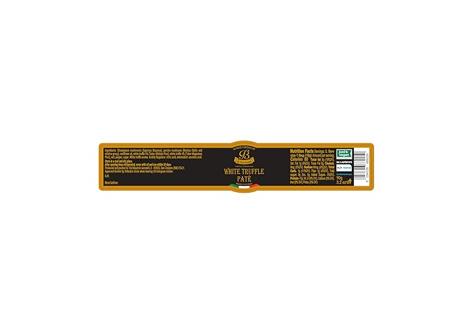 La Rustichella - 100% KOSHER White Truffle Patì±?- Certified Kosher Recipe - 100% Made in Italy |
