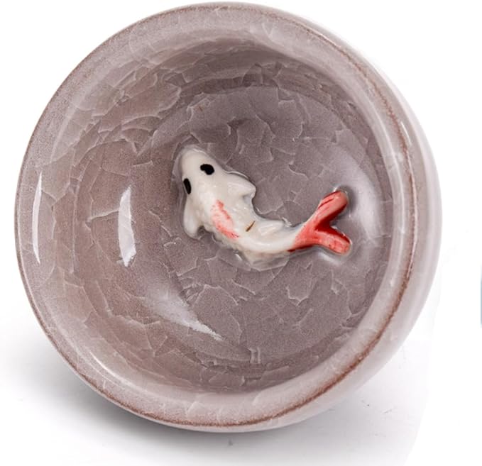 Foraineam 12 Pieces Ceramic Sake Tea Cups, Korean Soju Shot Glasses Sets, 1 oz / 30ml Tiny Sake