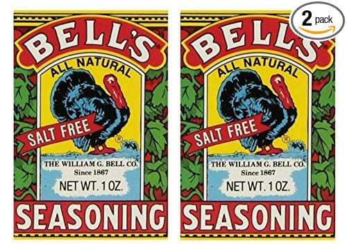 Bell's All Natural Seasoning ??1 oz Box ??Classic Salt-Free Poultry Blend ??Gluten-Free, Kosher