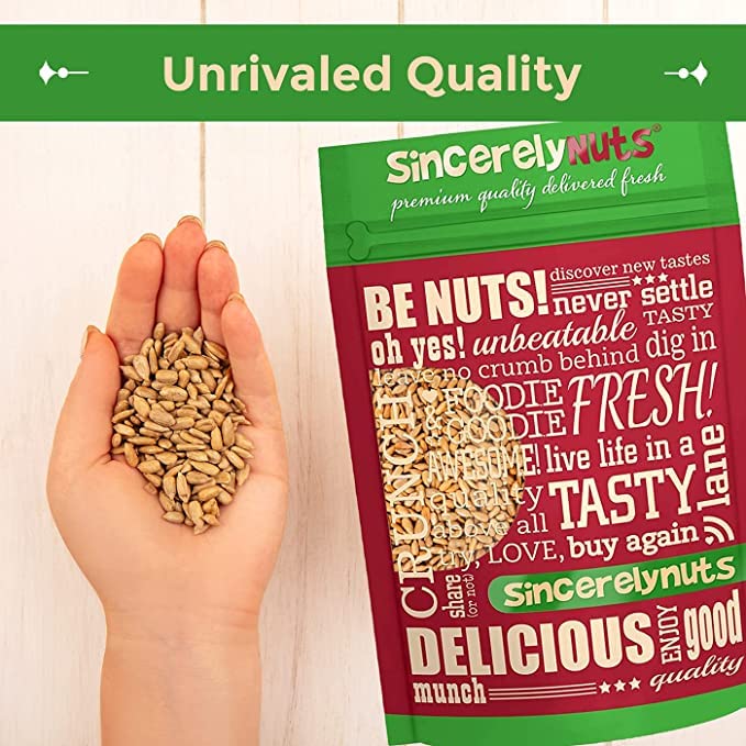 Sincerely Nuts Sunflower Seed Kernels Raw (No Shell) (1lb bag) | Delicious Antioxidant Rich Snack |