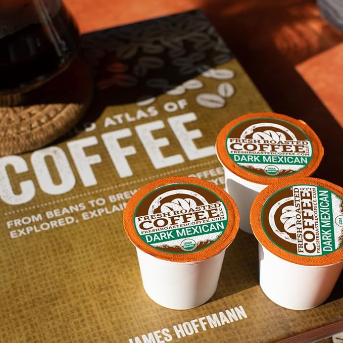 Fresh Roasted Coffee, Organic Dark Mexican | Mold & Myco 3rd Party Tested, USDA Organic, Kosher |