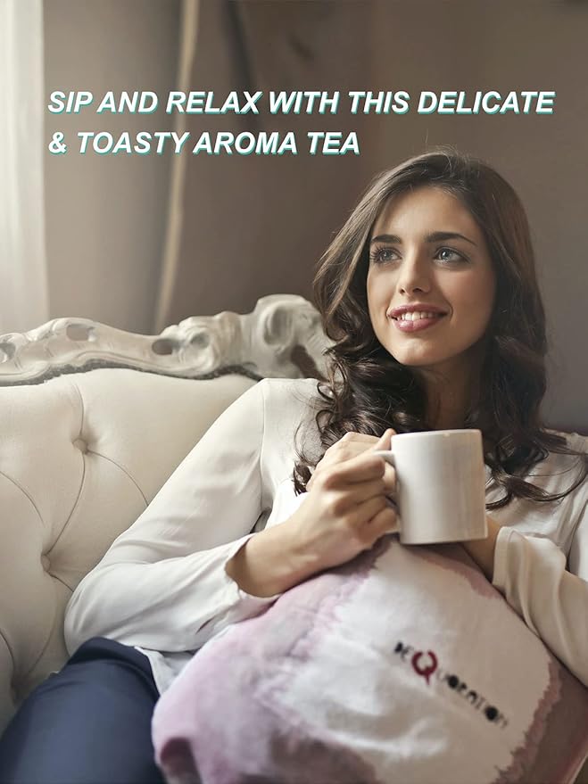 TeeLux Roasted Dandelion Root Tea Bags, Premium Natural Dandelion Root Herbal Tea, Caffeine Free