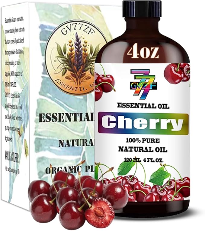 Cherry Essential Oil (4 oz / 120 ml) ??Cherry Oils for diffusers, humidifiers, Home Baths, Cleaning