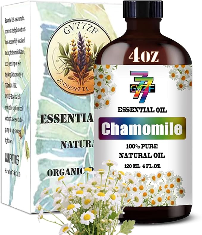 Chamomile Essential Oil (4 oz / 120 ml) ??Chamomile Oils for diffusers, humidifiers, Home Baths