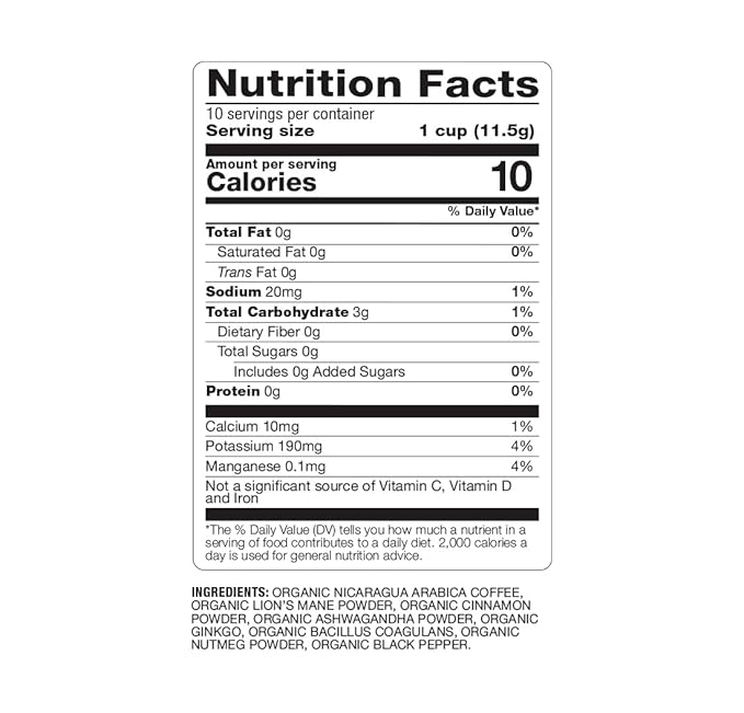 BareOrganics Focus Coffee Pods With Superfoods & Probiotics | Compatible | USDA Certified Organic