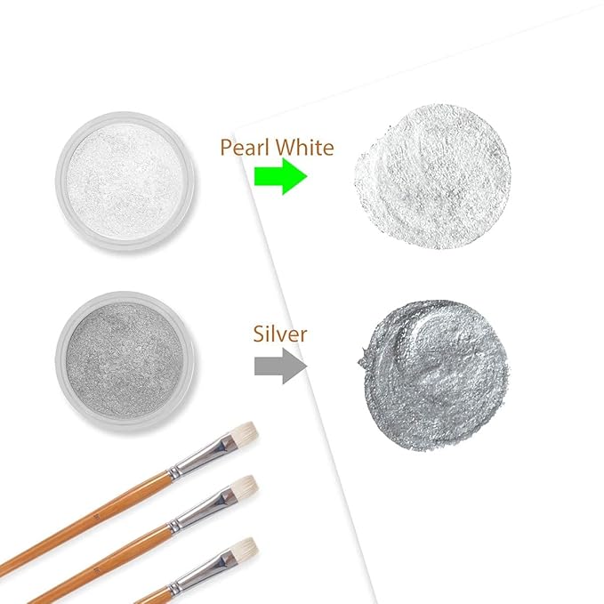 HomeHere Edible Luster Dust Food-Grade Glimmer Powder Glitter for Cake Decorating 7g, Edible