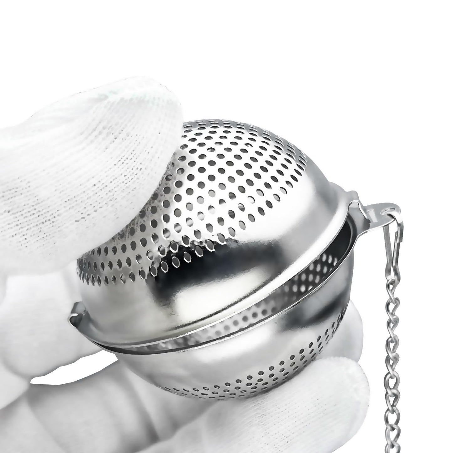 Lyxa SR 2 Pack Food Grade 304 Stainless Steel Mesh Tea Ball 2.1 Inch Tea Infuser Strainer Filter