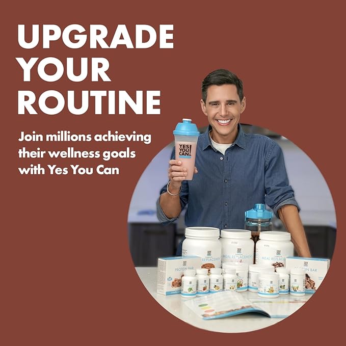 Yes You Can! Meal Replacement Shake - 20G Protein, 5G Fiber, 21 Vitamins & Minerals, 0G Added Sugar