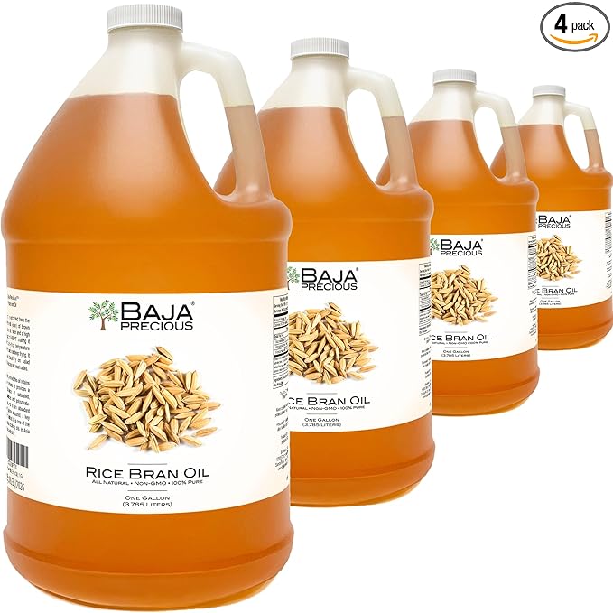 Baja Precious - Rice Bran Oil, Case of 4 X 1 Gallon Jugs