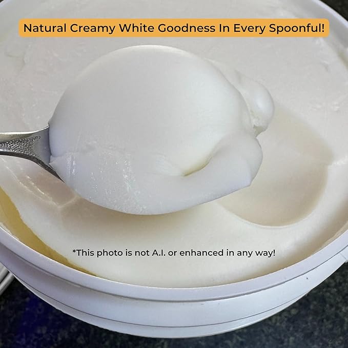 100% Pure Beef Tallow for Cooking & Deep Frying - 7lb Bulk Size - Food Grade Non-GMO | Nose to Tail