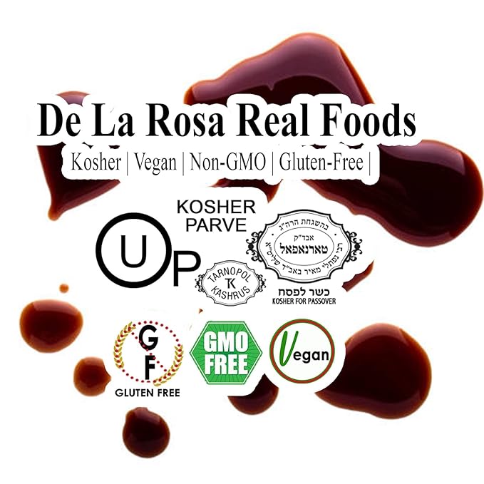 De La Rosa Balsamic Glaze, Vegan, KOSHER FOR PASSOVER, Non-GMO & Gluten Free, Great for Salad