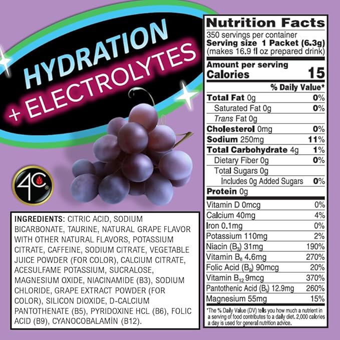 4C Powder Drink Mix, Bulk Buy, Singles Stix, On the Go, Refreshing Water Flavorings, Value Pack