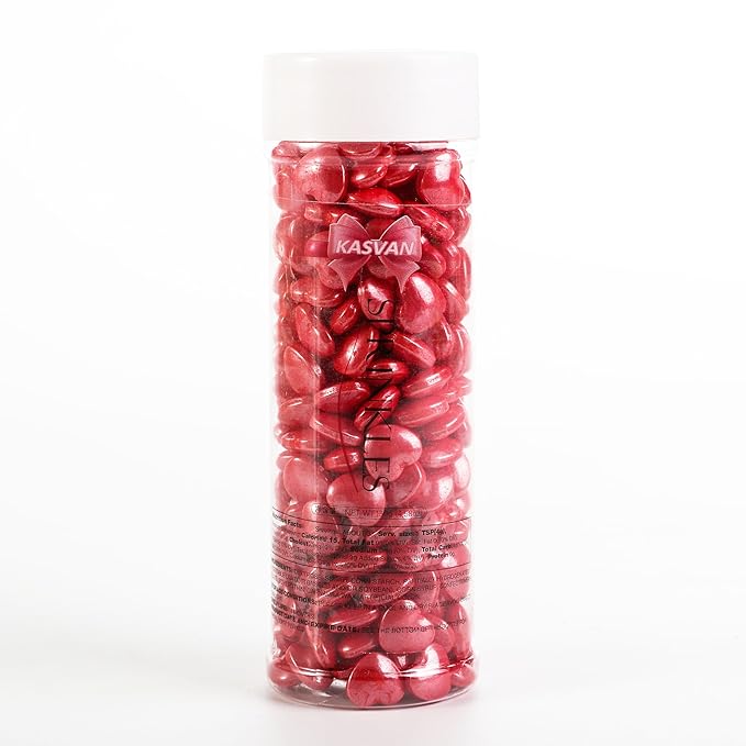 Kasvan Mixed Heart Shapes Sprinkles - Edible Candy Pearls 130g/4.58 Oz, Mix Size, Baking Cake