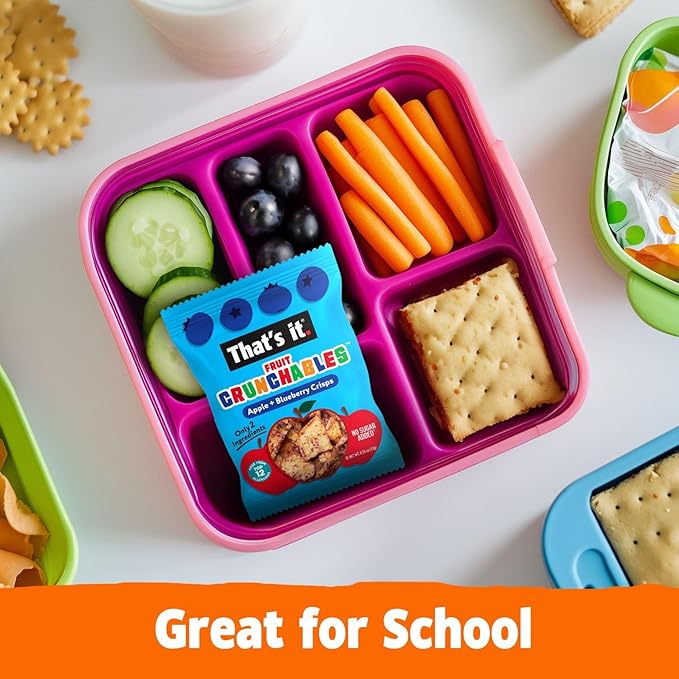 That's it. Fruit Crunchables Variety Pack, Fruit Snacks for Kids, 100% Fruit Crisps, Plant-Based