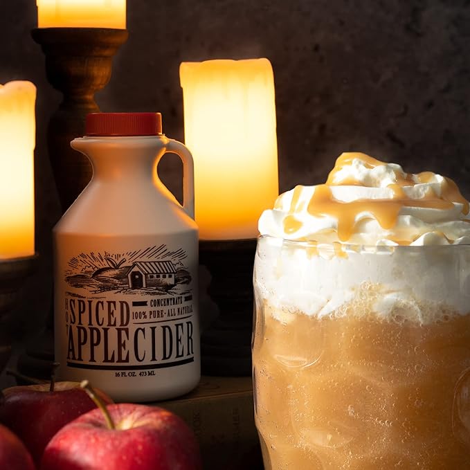 Mountain Cider Apple Cider Concentrate | Spiced Hot Apple Cider Drink | 64 fl. oz (64 servings)