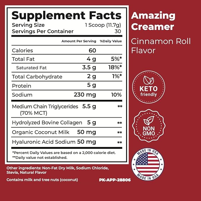 Amazing Creamer - Cinnamon Roll- 2 Bag Bundle