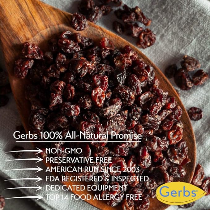 Gerbs Dried Zante Currants 4 lbs. | Unsulfured, No Additives, Resealable Bag | Naturally Bold &