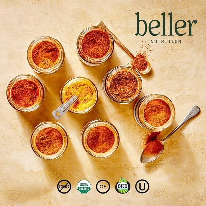 Beller Nutrition Tex Mex Organic Ancho Chili Powder Spice Blend Seasoning | 2 oz | Mexican