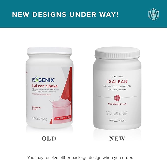 IsaLean Protein Shake - Complete Superfood Meal Replacement for Maintaining Healthy Weight and Lean