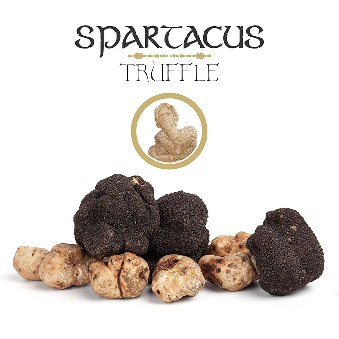 Spartacus Black Whole Truffles, Natural, light aroma- Perfect Gourmet Seasoning for Pizza, Pasta