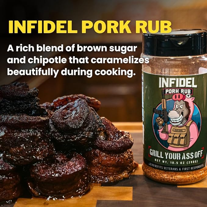 GYAO Pork Rub - 10.5oz Award-Winning BBQ seasonings and Rubs for Steaks, Burgers & Meats - BBQ Rubs