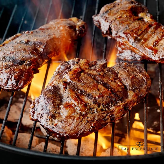 Raw Essentials Mesquite Smoke Powder - Infuse Bold Smoky Flavor Without Barbecuing - Perfect for