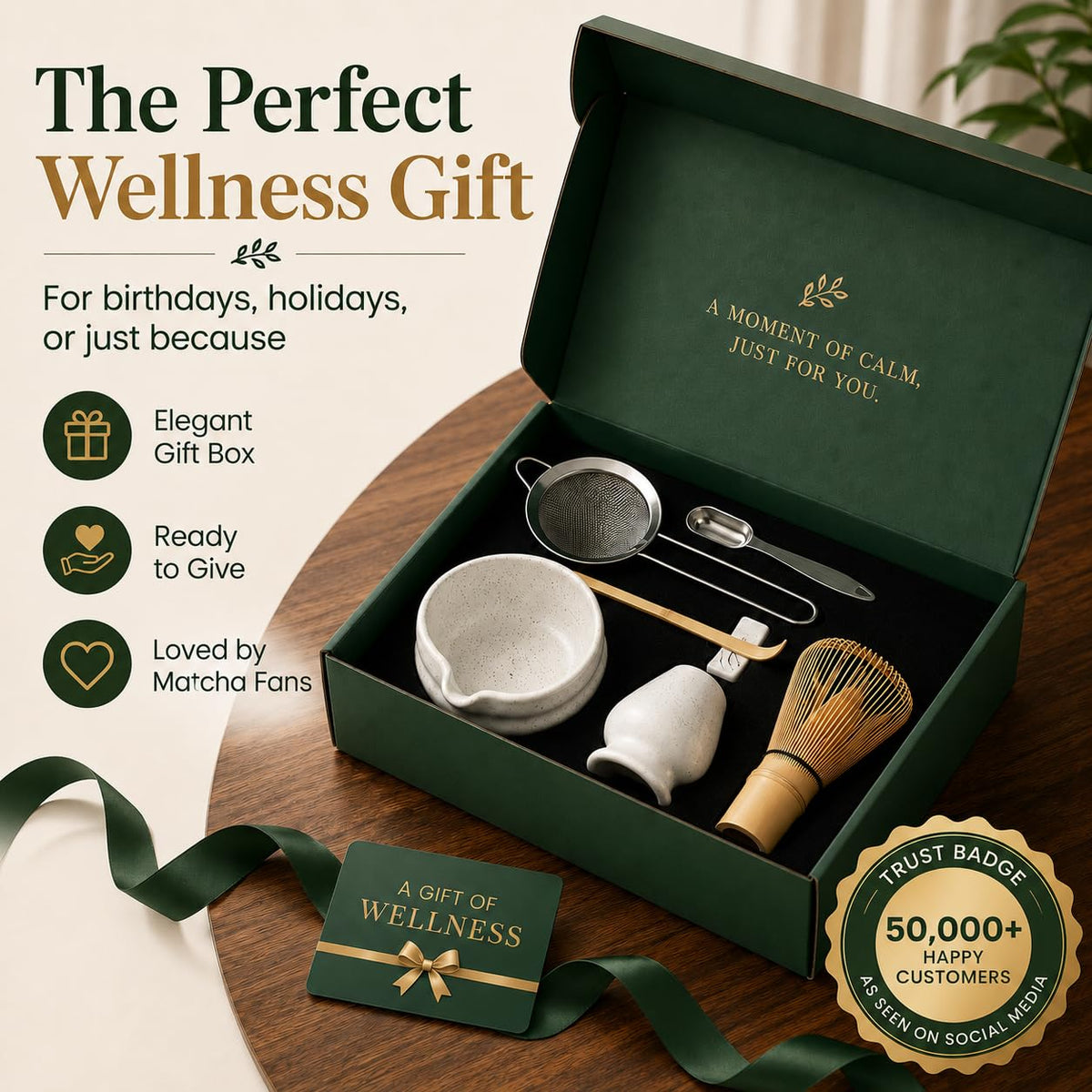 BARISTA EMPEROR® MATCHA WHISK SET PREMIUM 11pcs - Professional Matcha Kit Set with Matcha Bowl