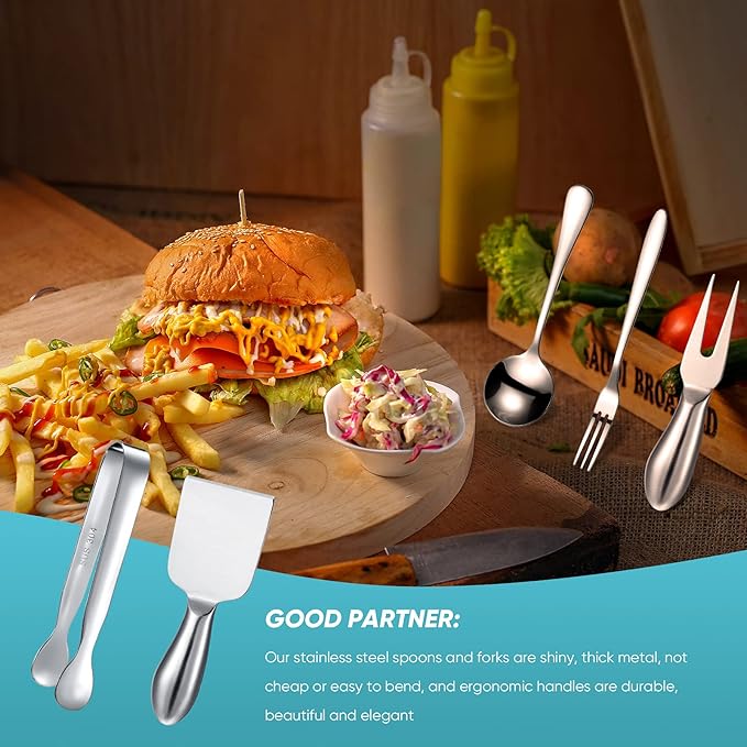 Patelai Charcuterie Board Accessories Cheese Spreader Knife Set Charcuterie Utensils Butter Knife