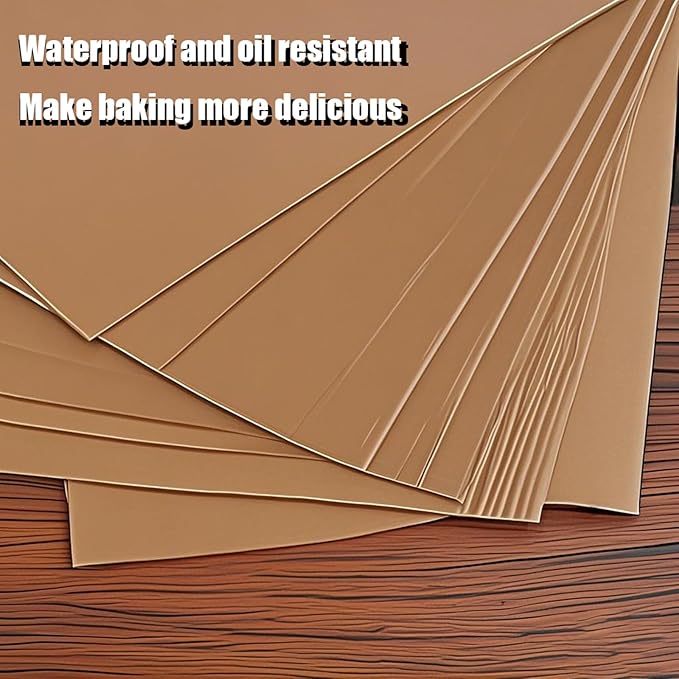 300PCS Parchment Paper Baking Sheets, 9x13 Inch,Non-Stick Precut Baking Parchment,Heavy Duty