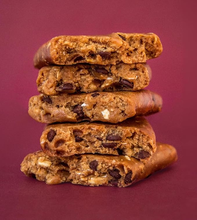 ALOHA Organic Plant Based Protein Bars - Oatmeal Chocolate Chip - 12 Count, 1.9oz Bars - Vegan