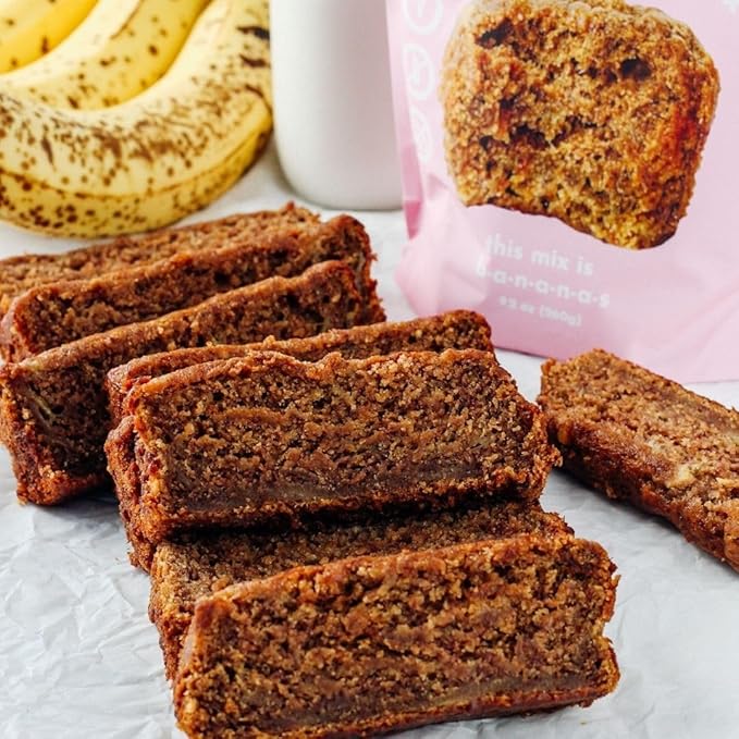 GoNanas Original Oat Flour Banana Bread Mix, Suitable for Plant Based Vegan Diets, Gluten Free