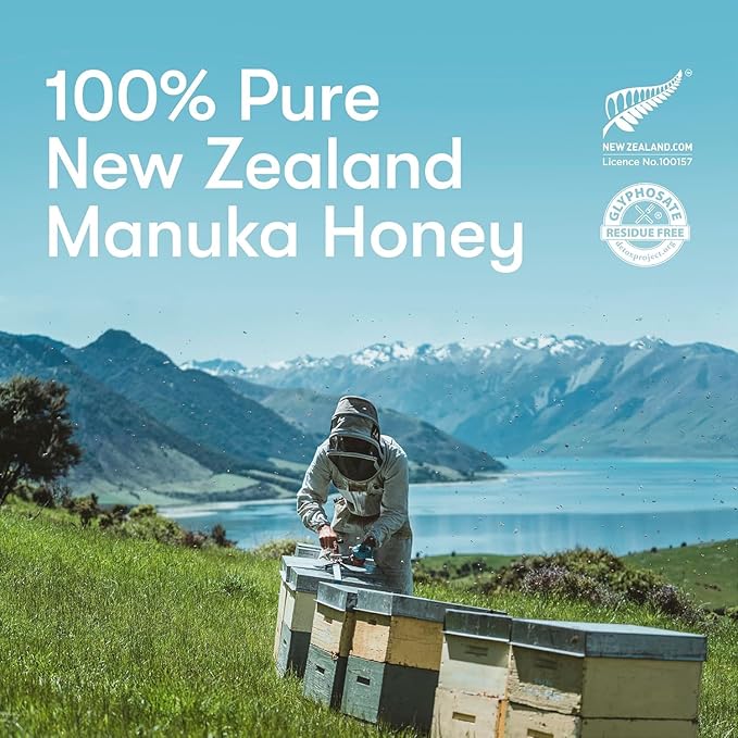 New Zealand Honey Co. Raw Manuka Honey UMF 26+ | MGO 1282+, UMF Certified /4.4oz