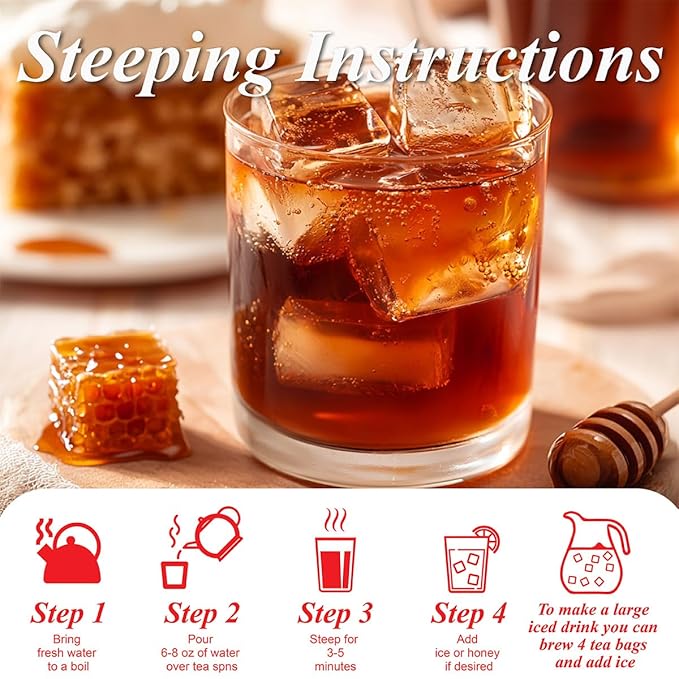 WT WEETEE Vanilla Caramel Black Tea,100 Count Caramel Vanilla Flavored Black Tea Bags, Mellow &