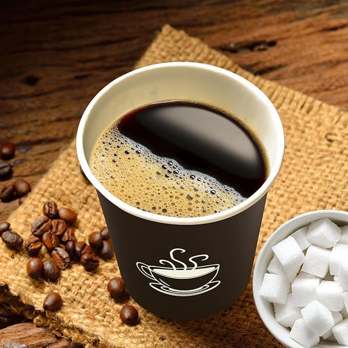 10 oz Paper Cups, 270 Count, Disposable Coffee Cups for Water, Juice or Tea, Perfect for Office