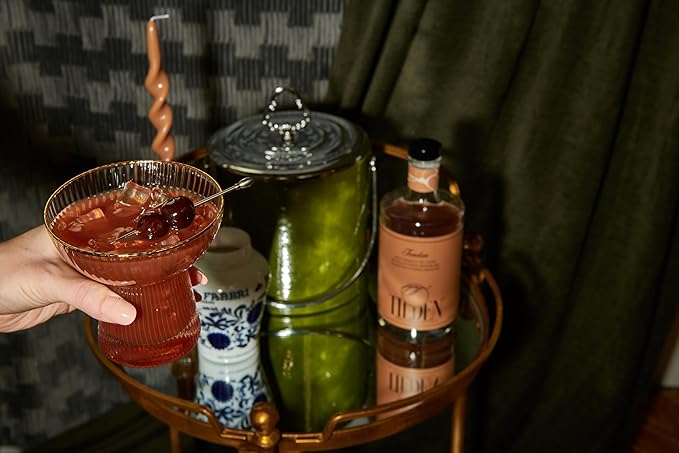 Tilden Cocktails Tandem, Non-Alcoholic Cocktail, Vegan and No Sugar Added, Tart Cherry, Bitter