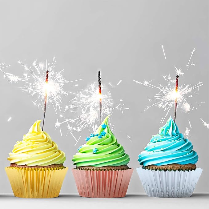 Elcoho 600 Pieces 1.25 Inch Mini Size Foil Metallic Cupcake Liners Muffin Paper Cases Baking Cups