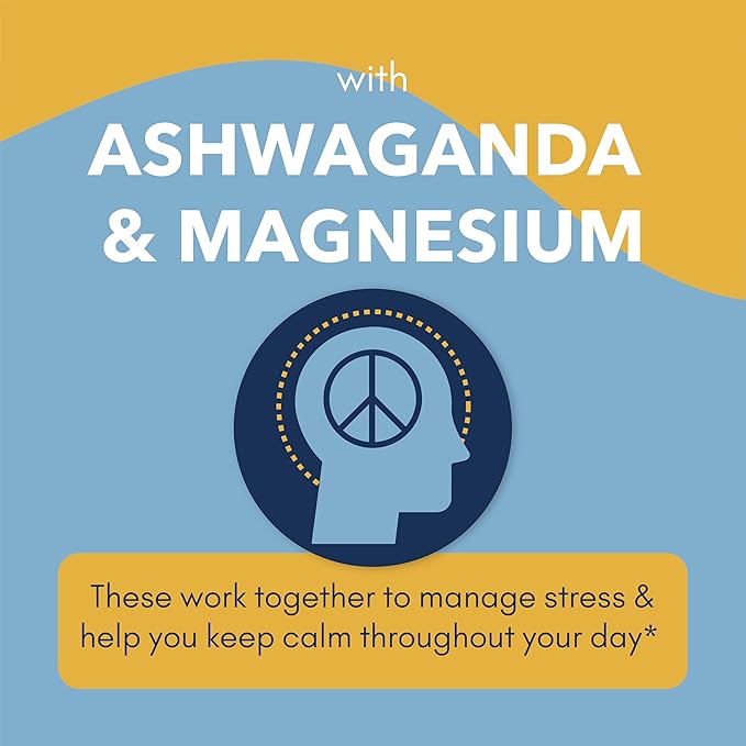 Mindful Morning Sugar Free Hot Chocolate Mix with Organic Ashwagandha and Magnesium Supplements to