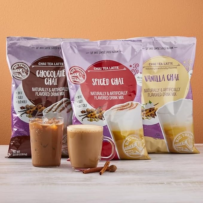Big Train Chocolate Chai Tea Latte Beverage Mix, 3.5 Pound (Pack of 1)