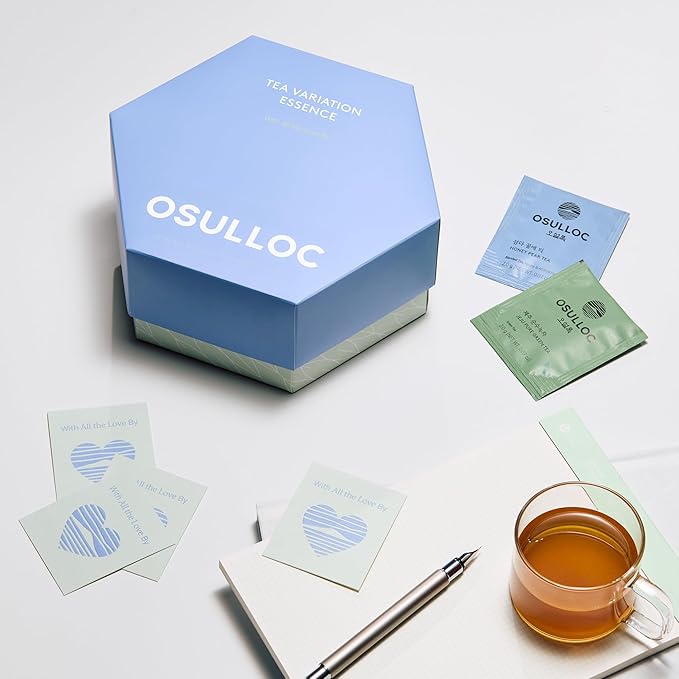 OSULLOC TEA VARIATION ESSENCE (42 Count, 6 Types x 7 ea), Mother's Day Tea Gift Set, Special Thank