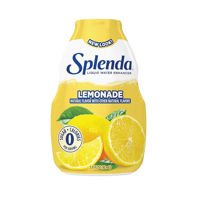 SPLENDA Liquid Water Enhancer Drops, Sugar Free, Zero Calorie, Natural Flavor, Concentrated Drink