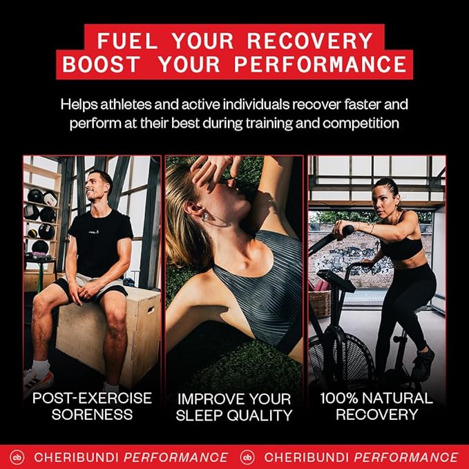 Cheribundi 100% Tart Cherry Juice Pure | Unsweetened Tart Cherry Juice | Athletes Recovery Drink |