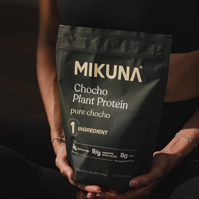 Mikuna Vegan Protein Powder (Unflavored, 15 Servings) - Plant Based Chocho Superfood Protein