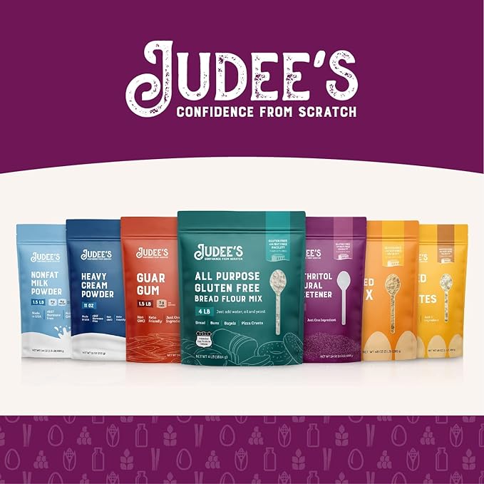Judee?™s 6X Powdered Confectioners Sugar 2.5 lb - 100% Non-GMO, Gluten-Free, and Nut-Free - 6X Size
