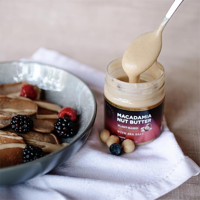 House of Macadamias Macadamia Nut Butter with Sea Salt - 8.8oz - No Added Sugar, No Palm Oil