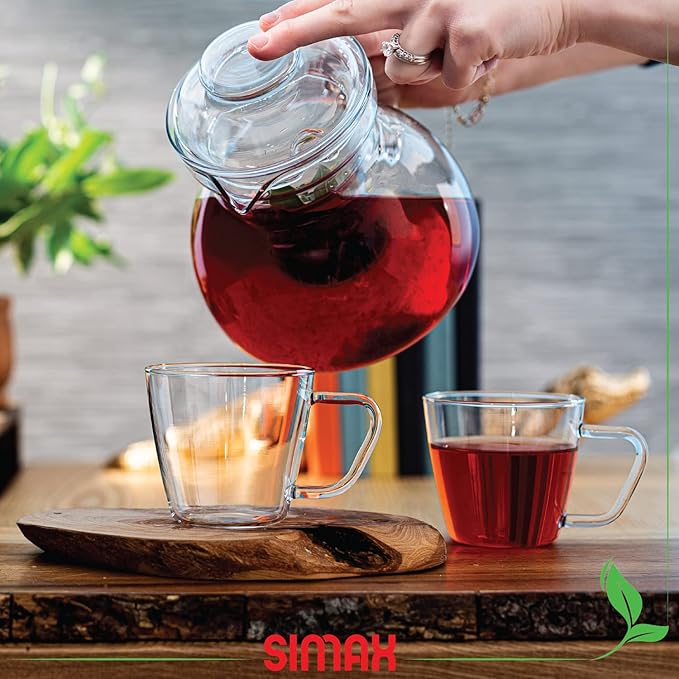 Simax Glass Teapot For Stovetop: Glass Tea Kettle For Stove Top - Tea Pots For Stove Top - Stovetop