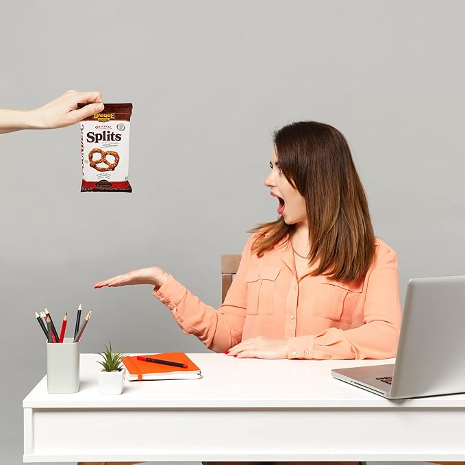 Unique Snacks Original Splits Pretzels, Delicious Homestyle Baked Snack Bag, OU Kosher, and Non-GMO