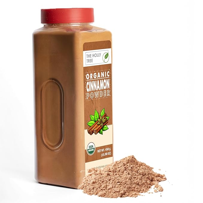 Organic Cinnamon Powder 15.90 oz - Organic Ground Cinnamon Bulk Spice - USDA Certified, Gluten